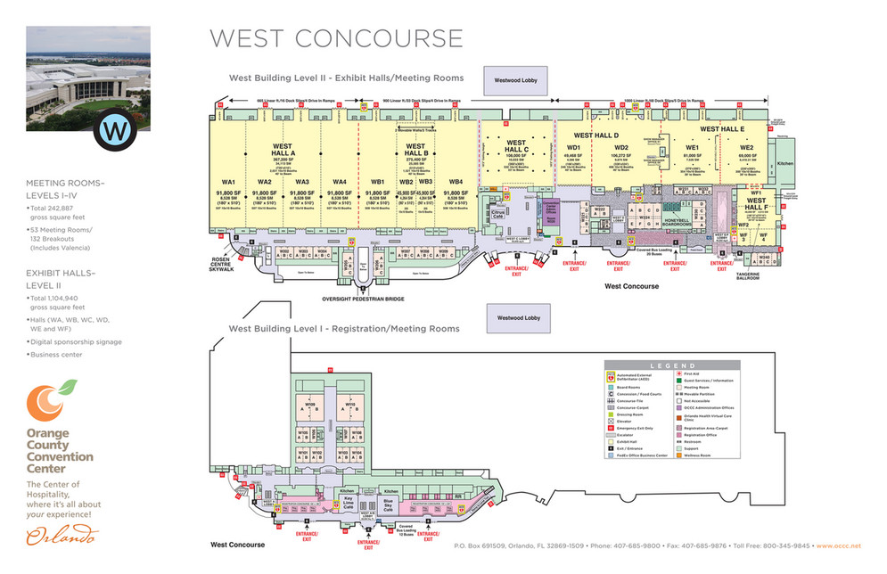 Orange County Convention Center - Floor Plans - West Building - Page 2 ...