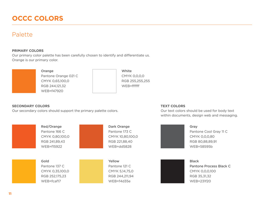 Orange County Convention Center - Brand Standards Guide - Page 13