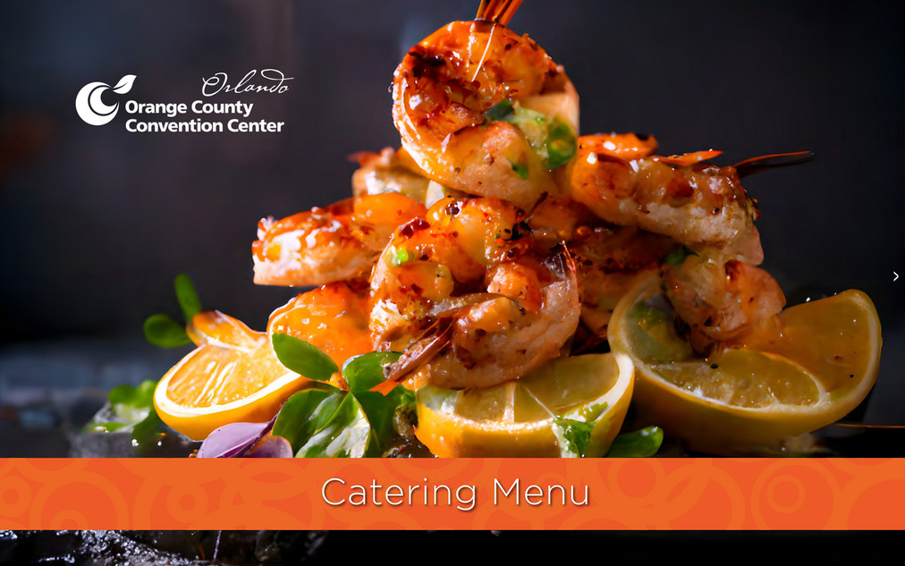 Orange County Convention Center Catering Menu Centerplate Sodexo Live