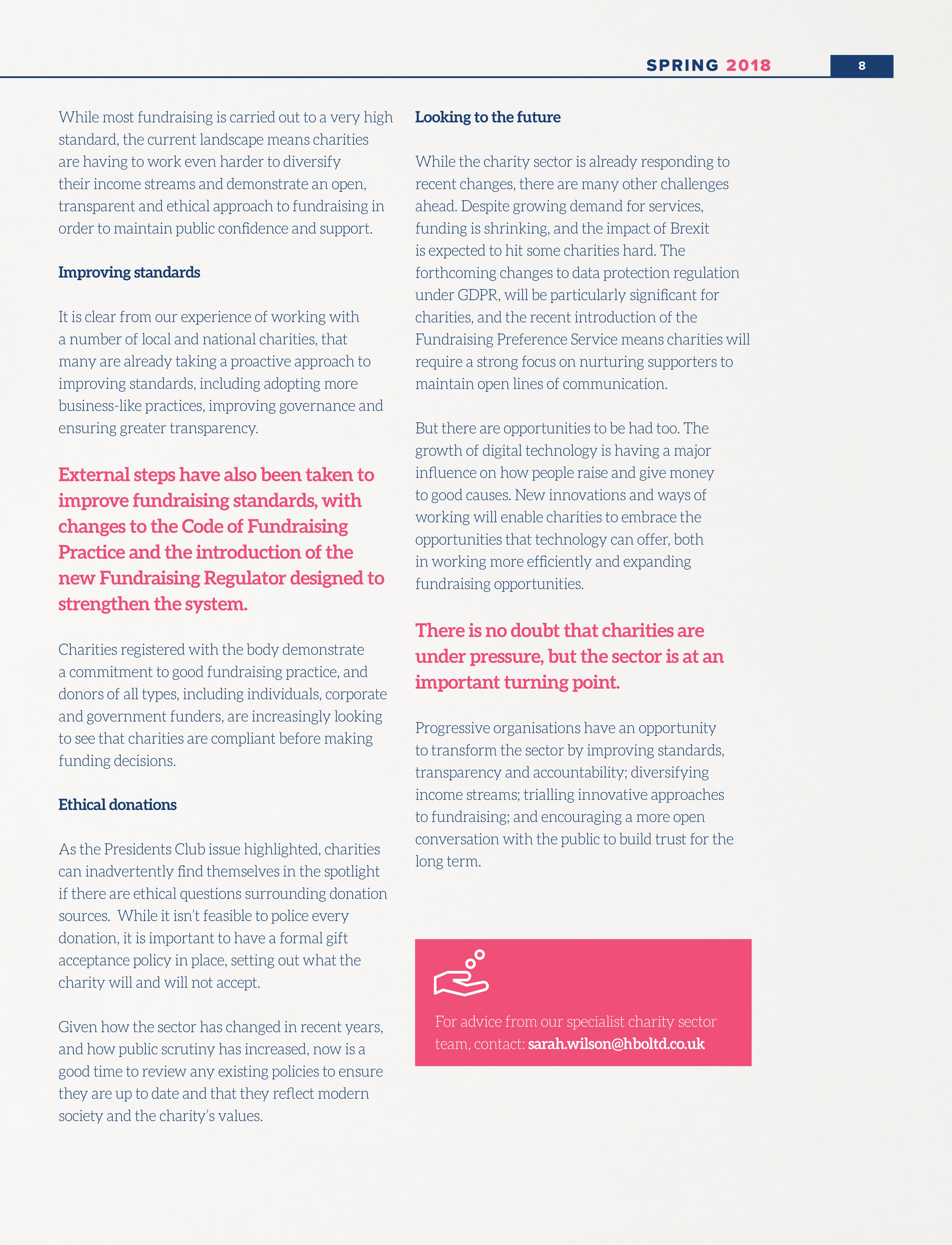 Harrison Beale & Owen Limited The Bottom Line Spring 2018 Spotlight on: Reviewing the Rules on Barbecuing | Co op
