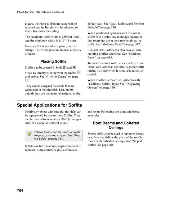 My Publications Chief Architect Manual Page 764 765 Created Chief Architect X6 Reference Manual Placed The Floor To Bottom Value Will Be Retained And