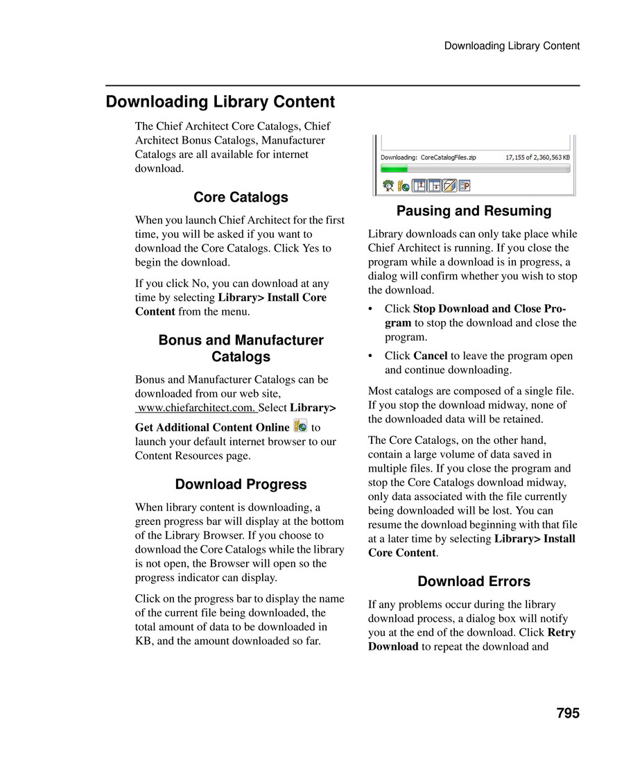 chief architect library browser