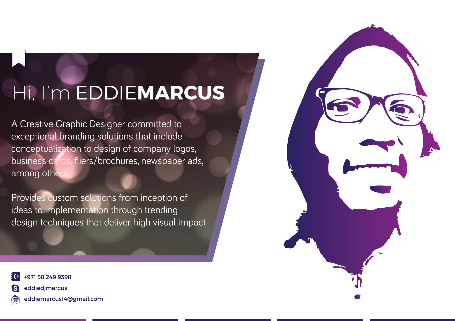 Freelance Eddie Marcus Portfolio Page 1 Created With Publitas