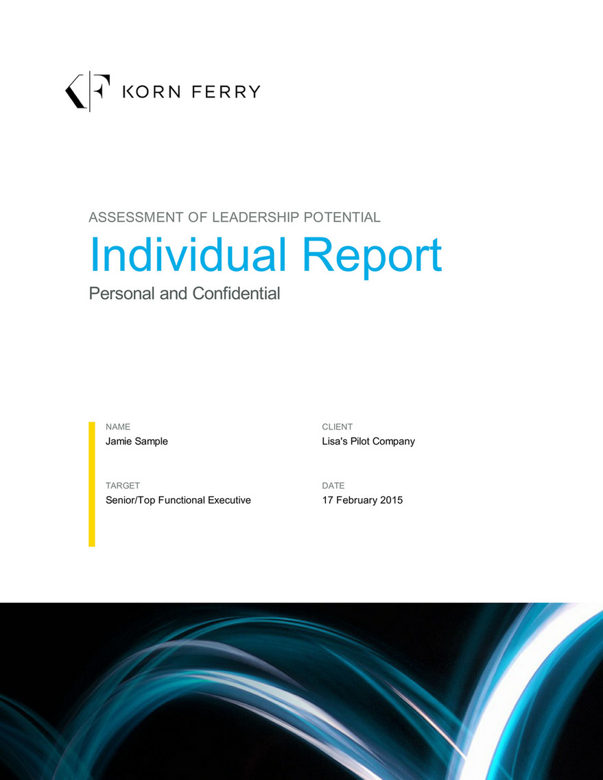 Private Kfalp Individual Sample Report Page 1 Created With Publitas Com