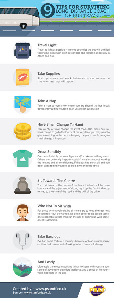 My publications - 9 Tips for Surviving Long-Distance Coach or Bus ...