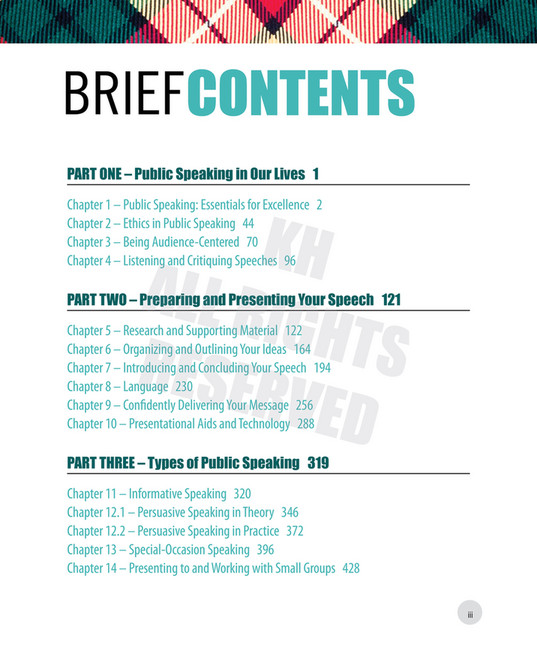 Kendall Hunt Publishing Public Speaking Essentials for Excellence