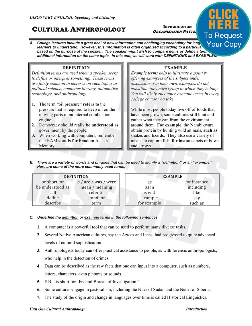 Kendall Hunt Publishing - Discovery English: Speaking and Listening for Advanced  English Language Learners Exclusive Access - Page 6-7 - Created with  Publitas.com