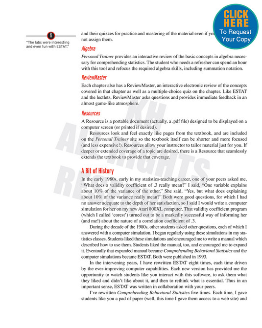 Kendall hunt publishing comprehending behavioral statistics exclusive