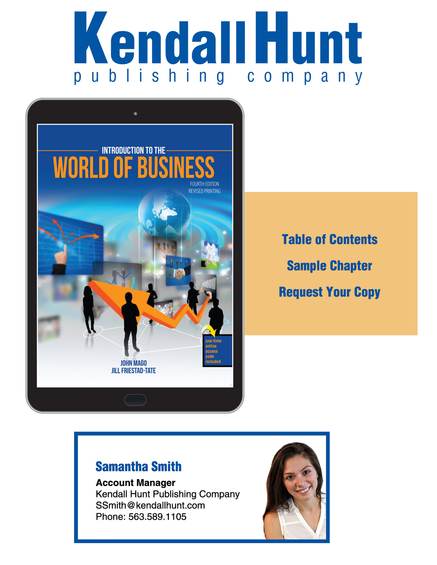 Kendall Hunt Publishing Introduction To The World Of Business Page