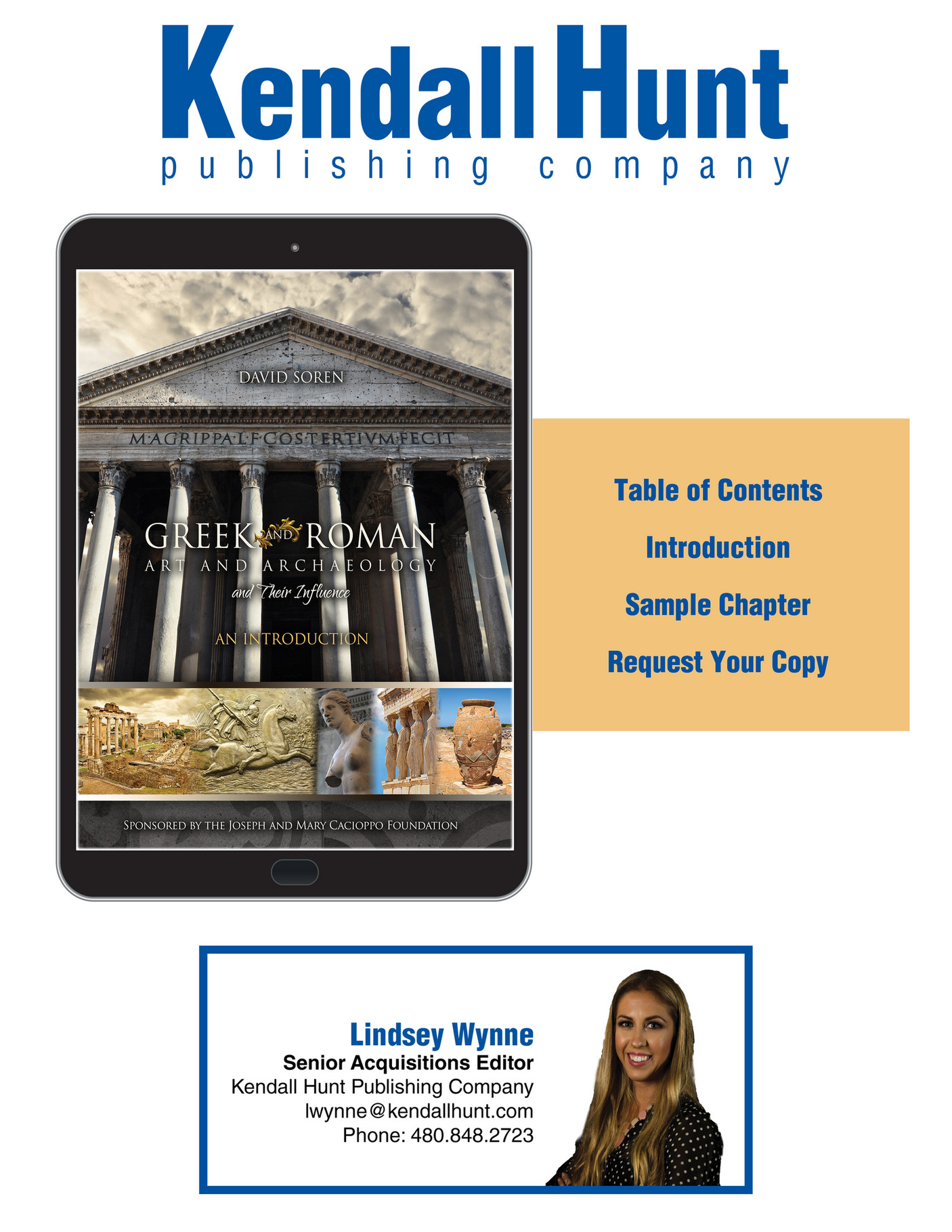 Kendall Hunt Publishing Greek And Roman Art And Archaeology And Their 