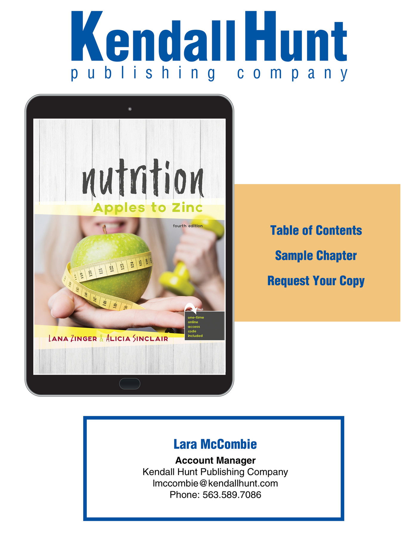 Kendall Hunt Publishing Nutrition Apples to Zinc Exclusive Access Page 1011 Created with