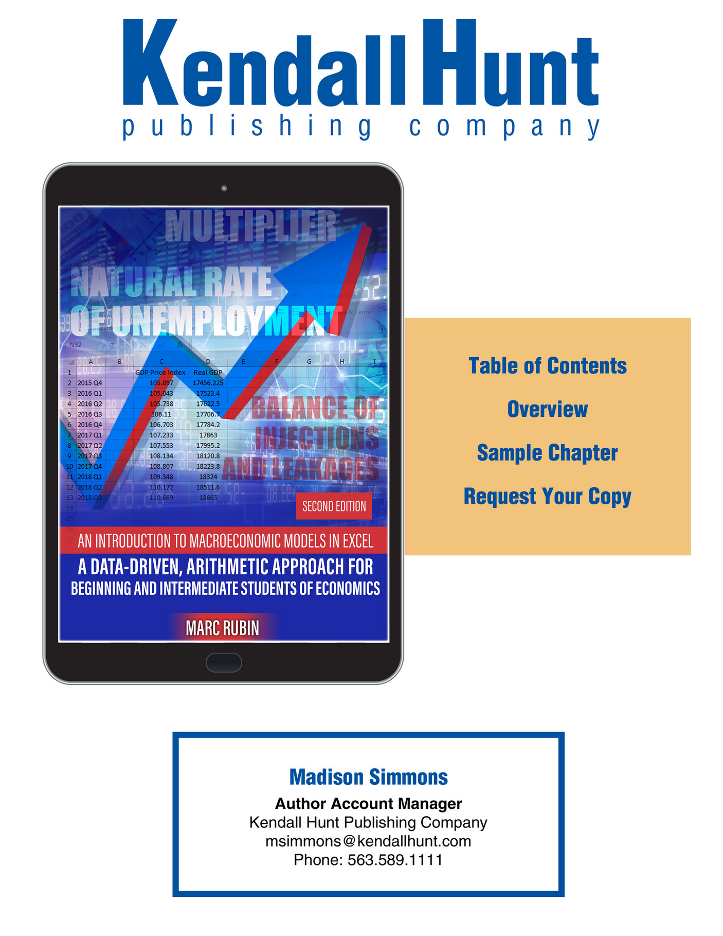 Kendall Hunt Publishing - An Introduction To Macroeconomic Models In ...