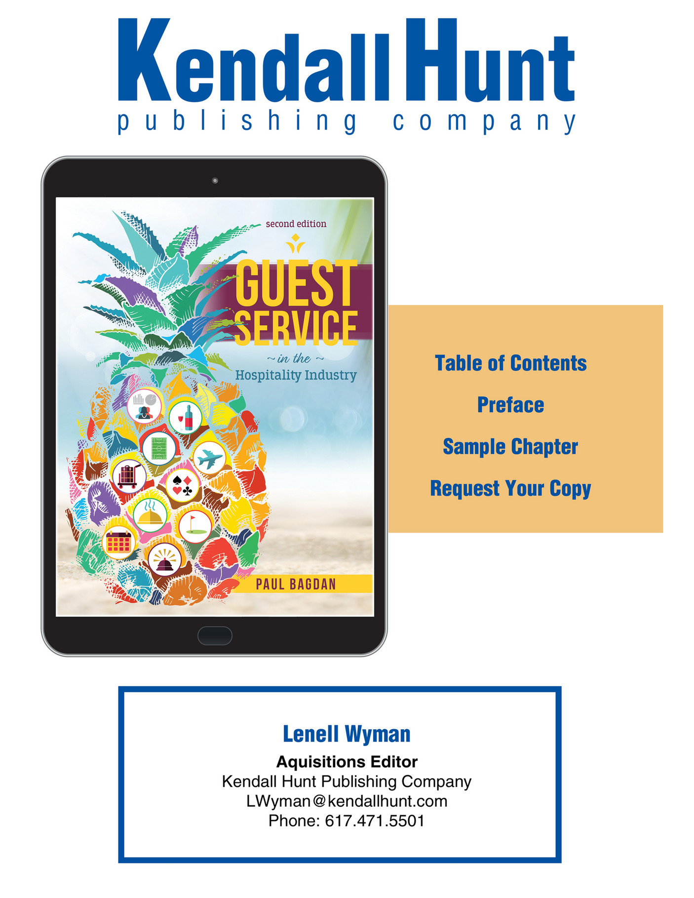 Kendall Hunt Publishing Guest Service in the Hospitality Industry