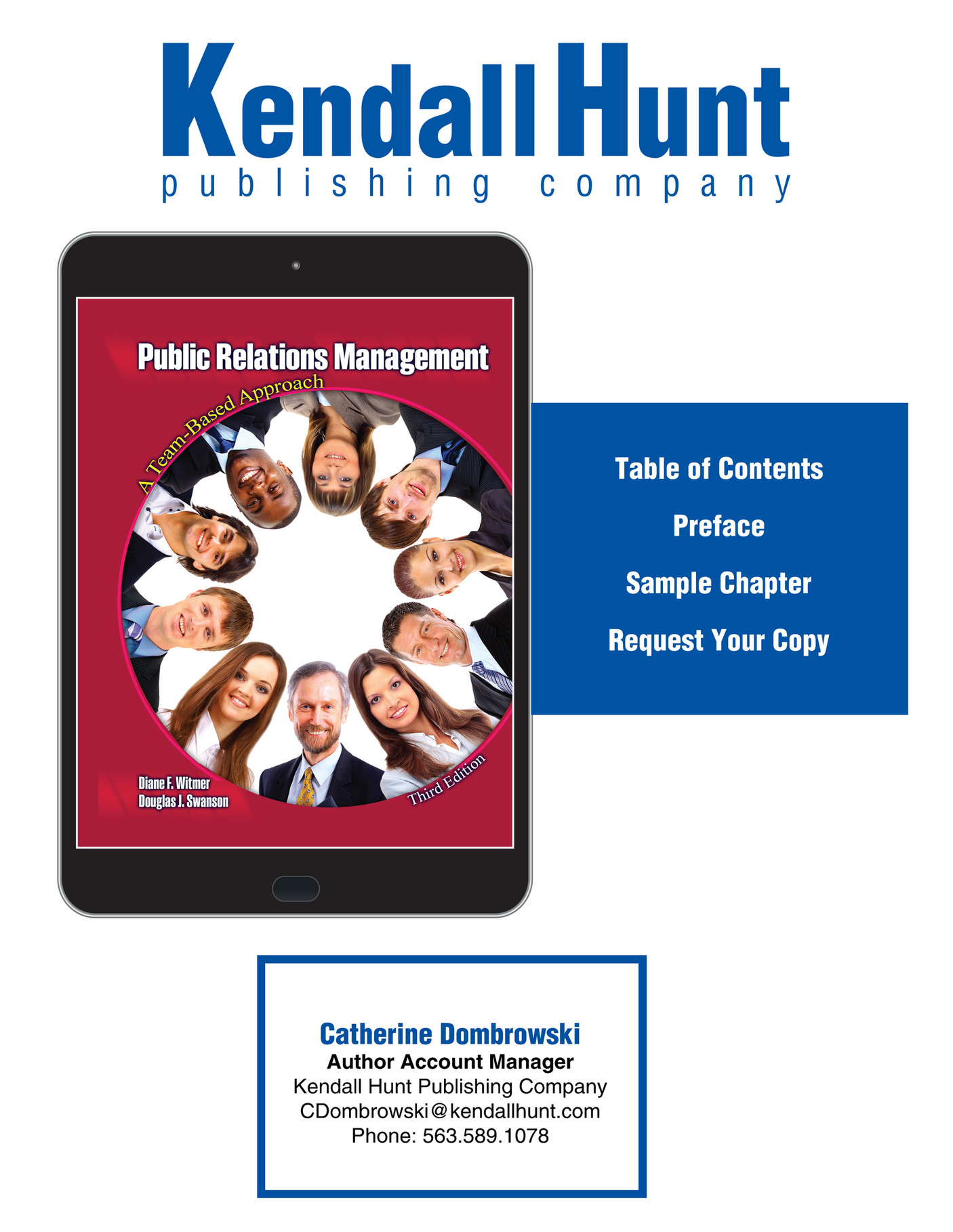 Kendall Hunt Publishing Public Relations Management, A TeamBased