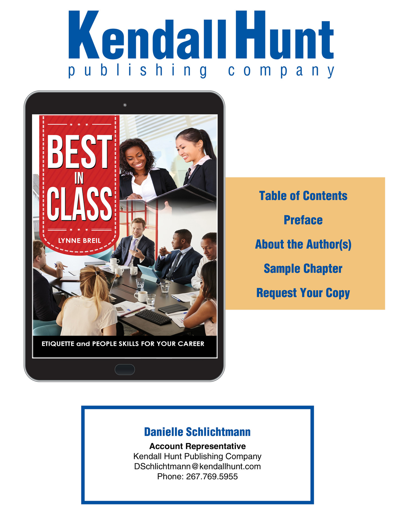 Kendall Hunt Publishing Best in Class Etiquette and People Skills
