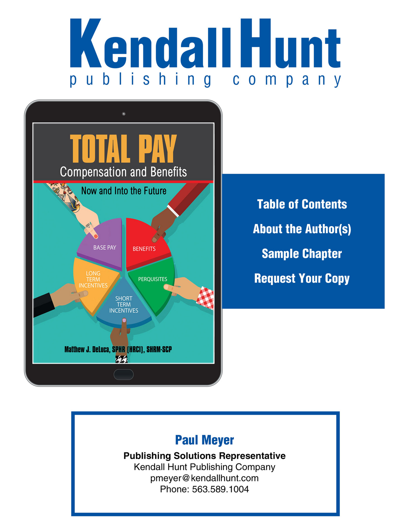 Kendall Hunt Publishing Total Pay Compensation and Benefits