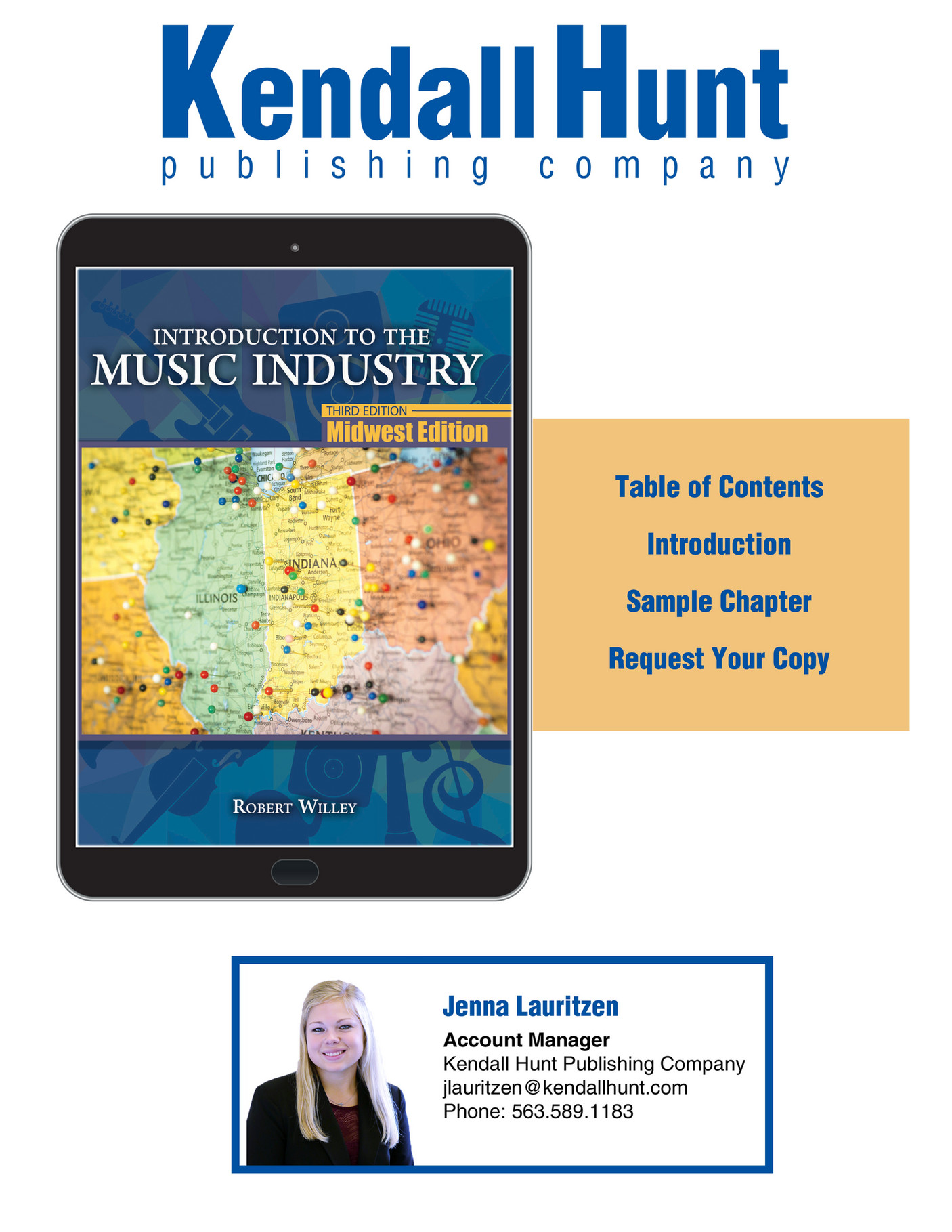 Kendall Hunt Publishing Introduction to the Music Industry Midwest