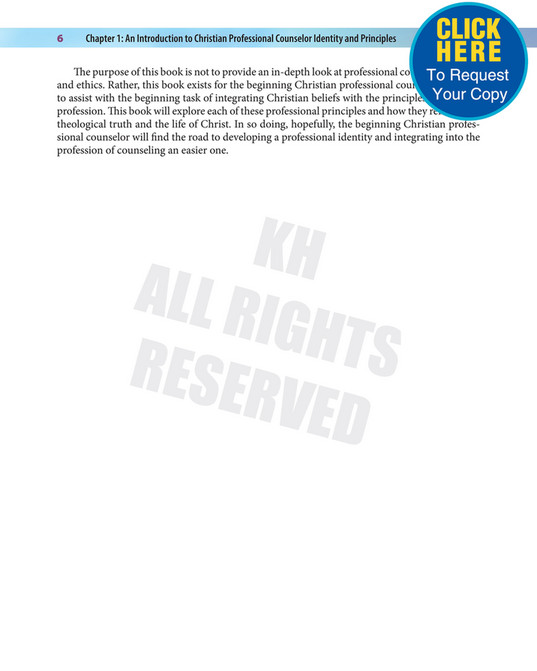 Kendall Hunt Publishing - Counseling Principles and Christian Beliefs ...