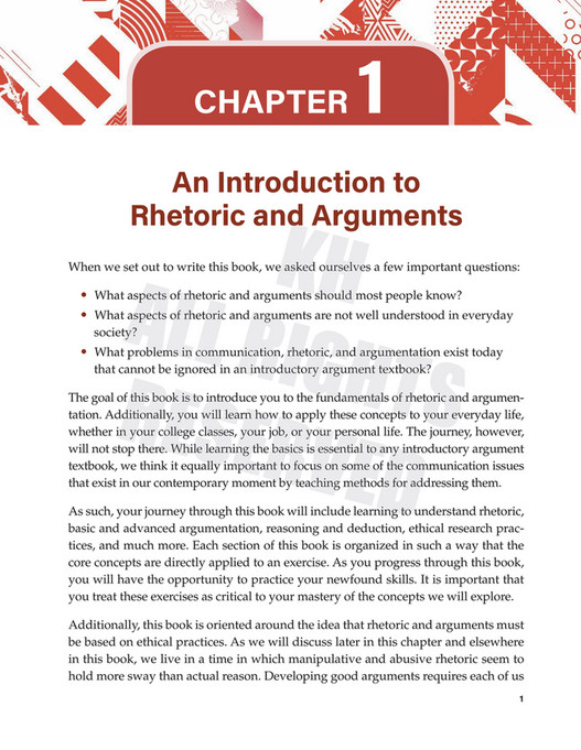 Argument Book Rhetoric Kendall Hunt Publishing - Rhetoric and Arguments: A Primer in Ethical ...