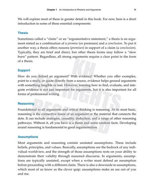 Random Arguments Kendall Hunt Publishing - Rhetoric and Arguments: A Primer in Ethical ...