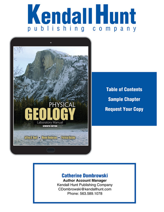 Kendall Hunt Publishing Physical Geology Laboratory Manual Exclusive