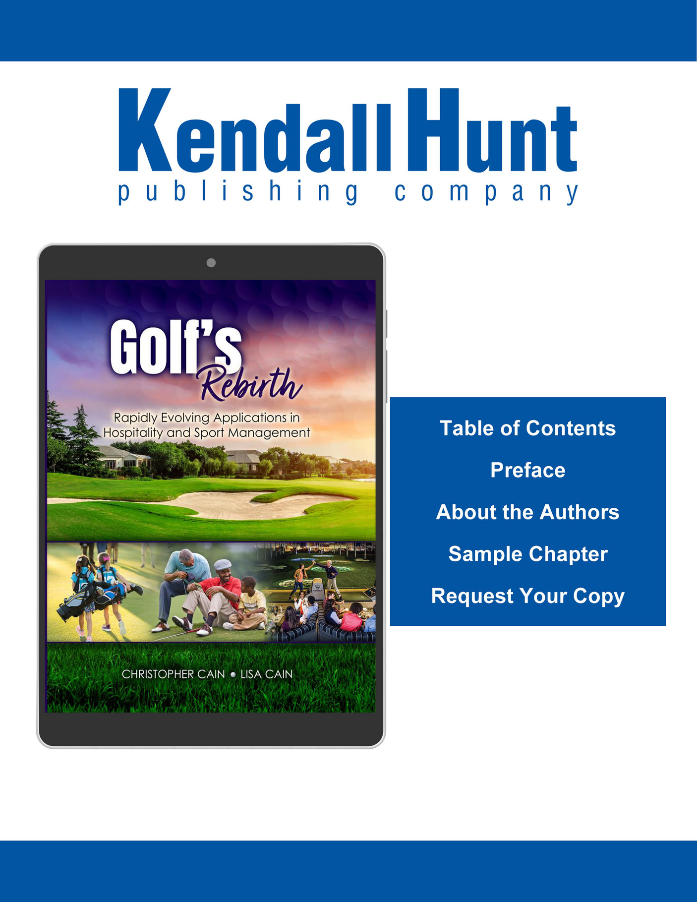 Kendall Hunt Publishing Golf's Rebirth Rapidly Evolving Applications