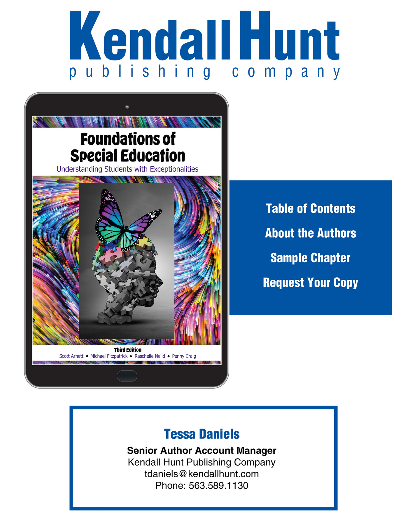 Kendall Hunt Publishing Foundations of Special Education