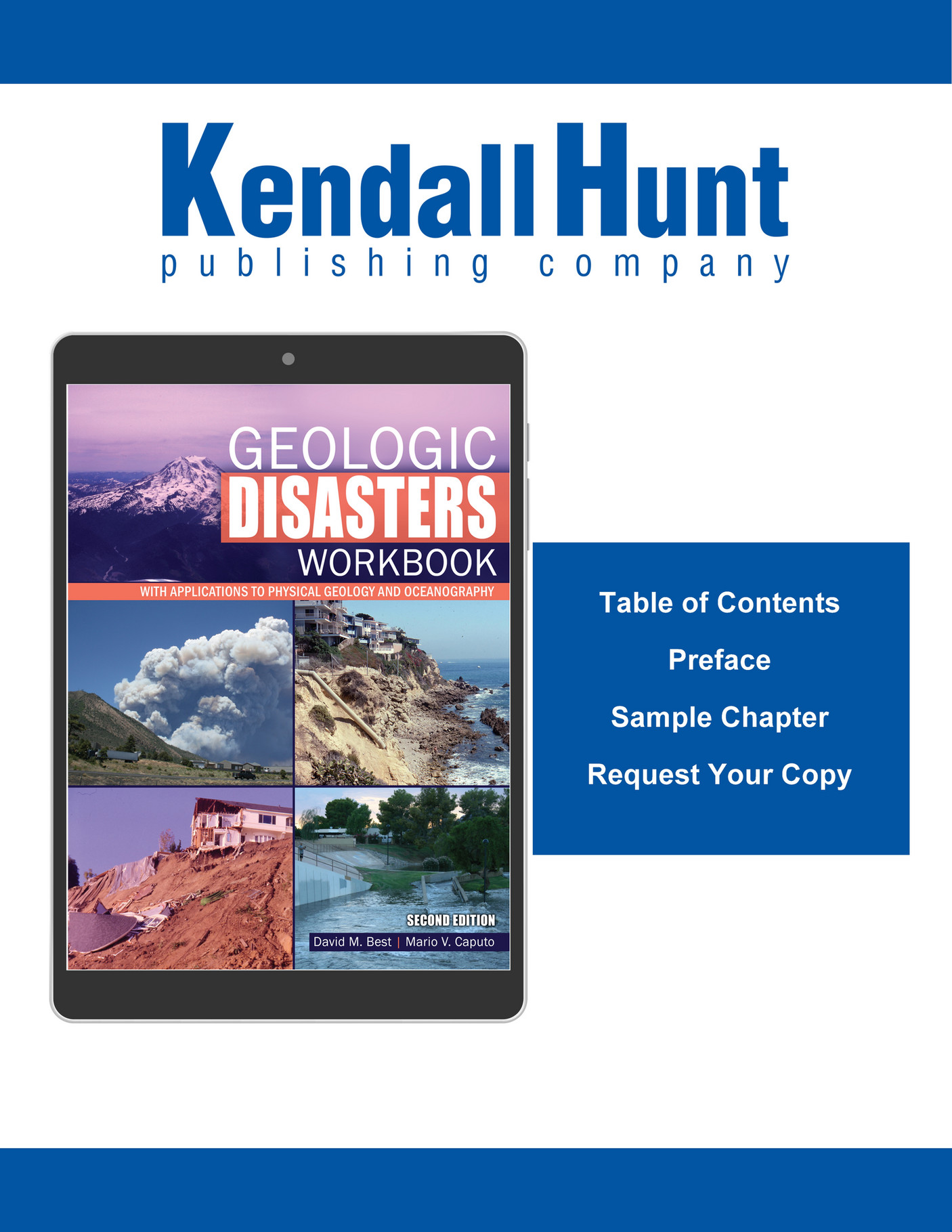 Kendall Hunt Publishing - Geologic Disasters Workbook With Applications ...