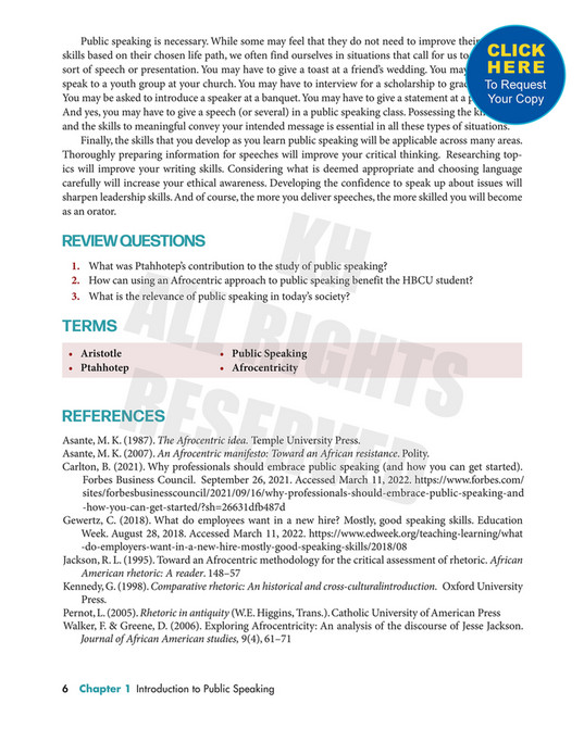 Kendall Hunt Publishing - Lift Your Voice: Public Speaking in the HBCU ...