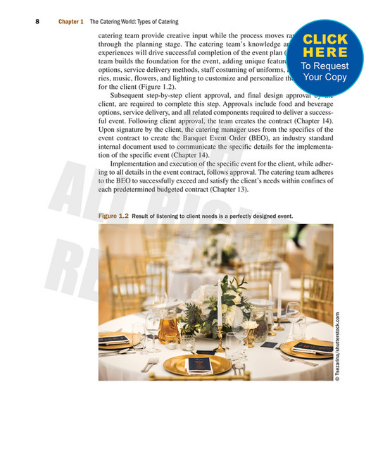 mastering caterease: a comprehensive tutorial for... Kendall Hunt Publishing - Professional Catering_The Modern Caterer's ...
