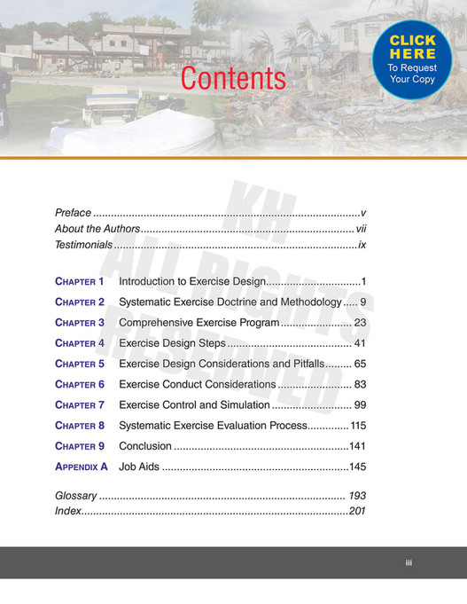 Kendall Hunt Publishing - Emergency and Disaster Exercises: A ...