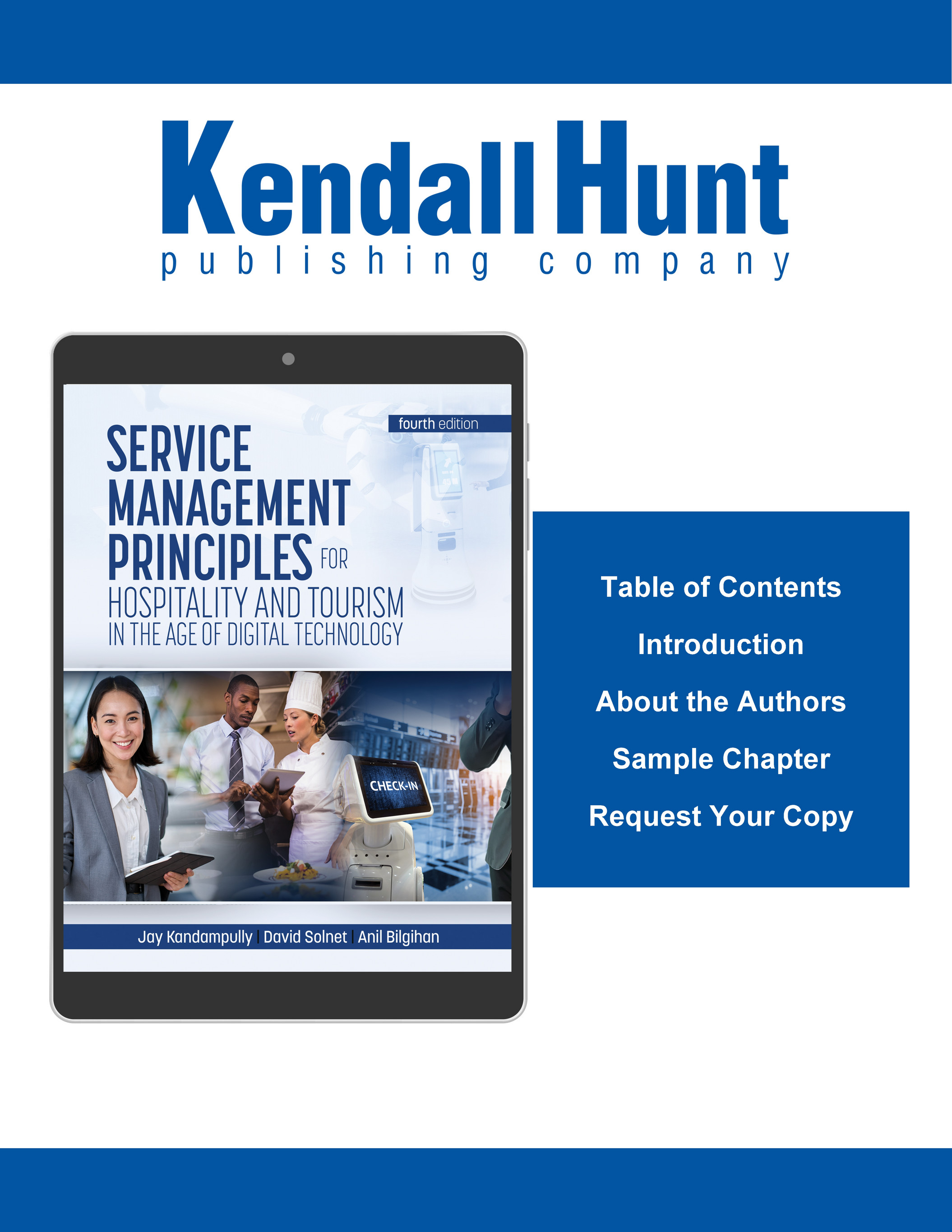 Kendall Hunt Publishing - Service Management Principles for 