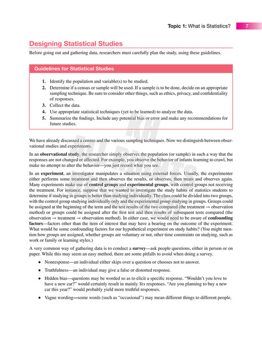 Kendall Hunt Publishing - Topics in Introductory Statistics Exclusive ...