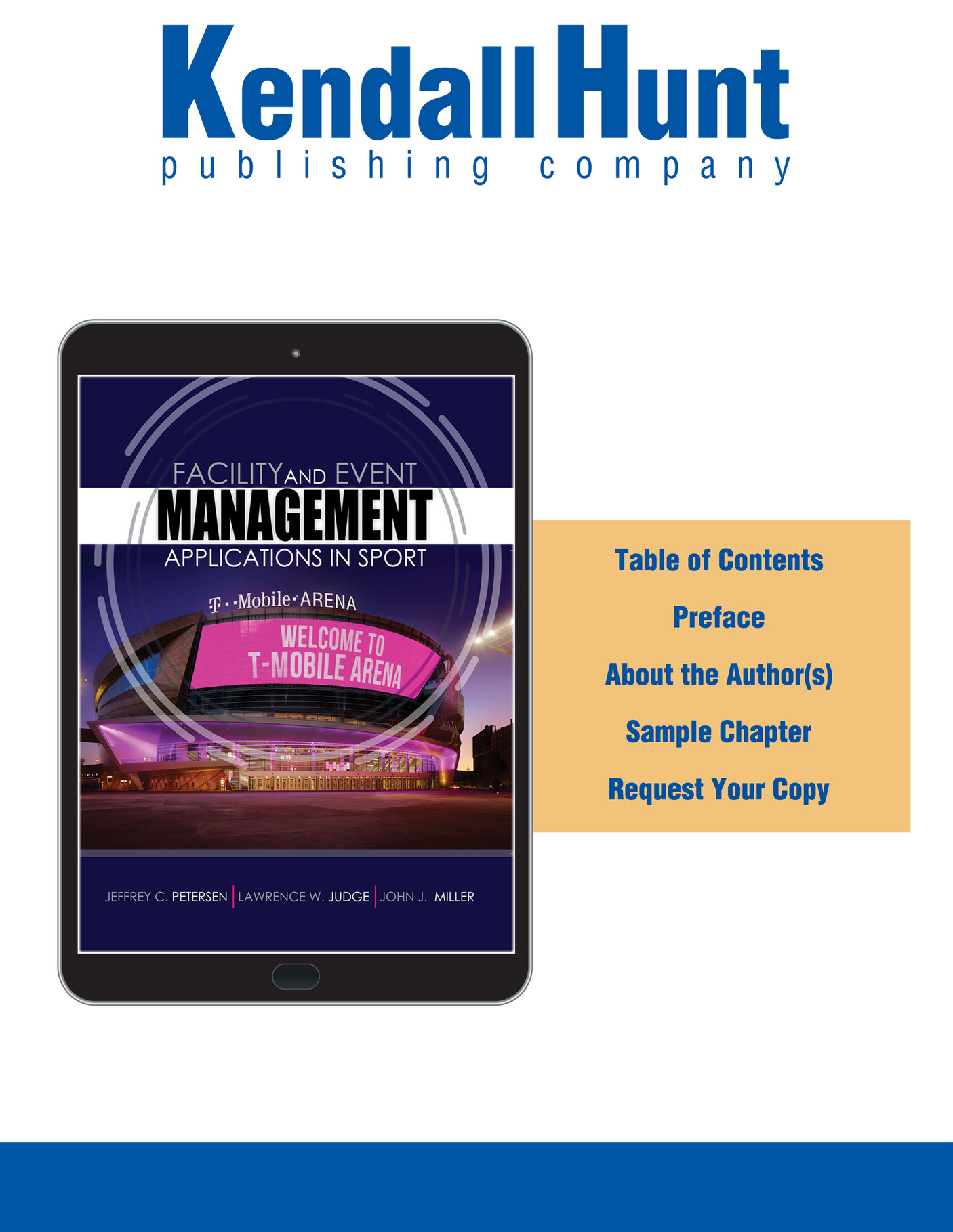 Kendall Hunt Publishing Facility and Event Management Applications