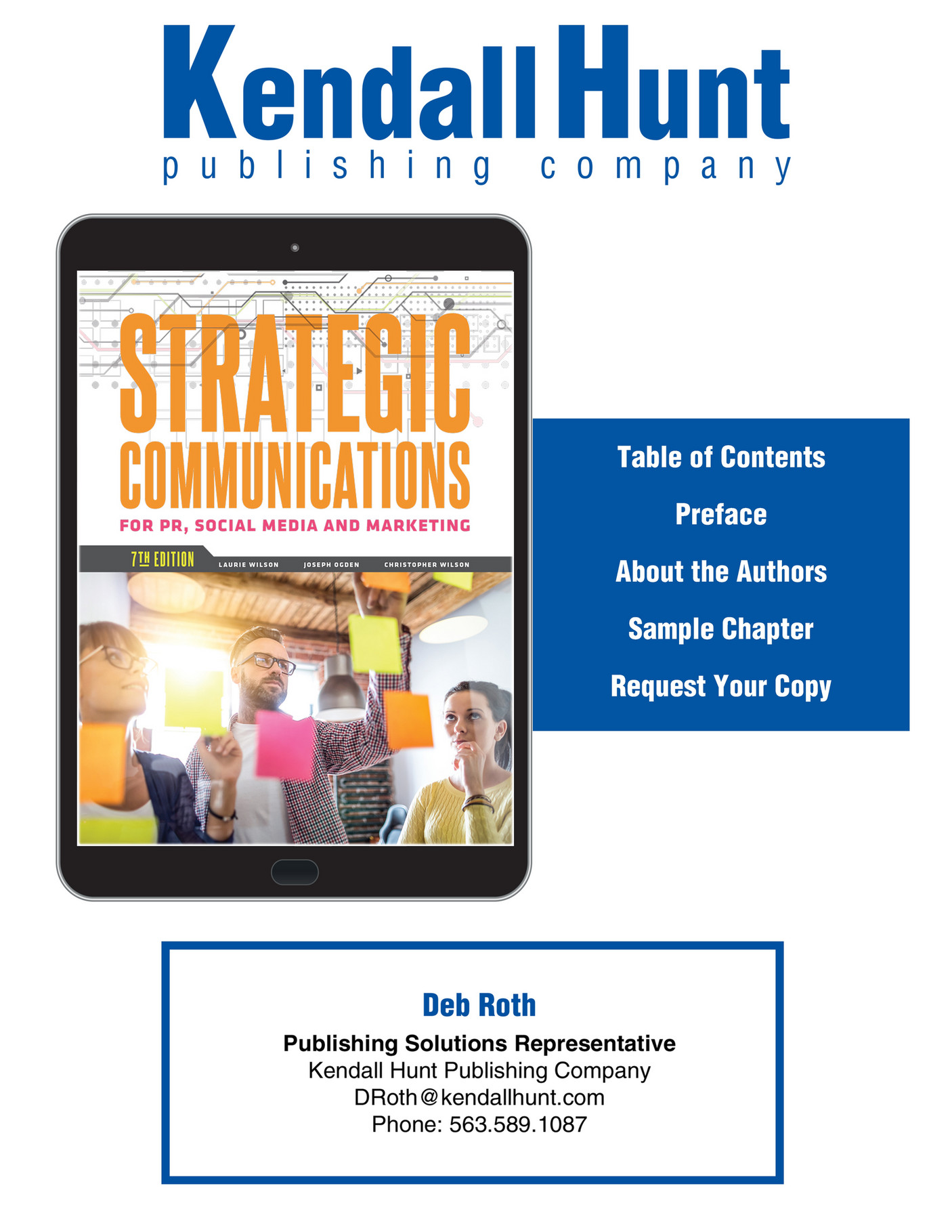 Kendall Hunt Publishing - Strategic Communications For PR, Social Media ...