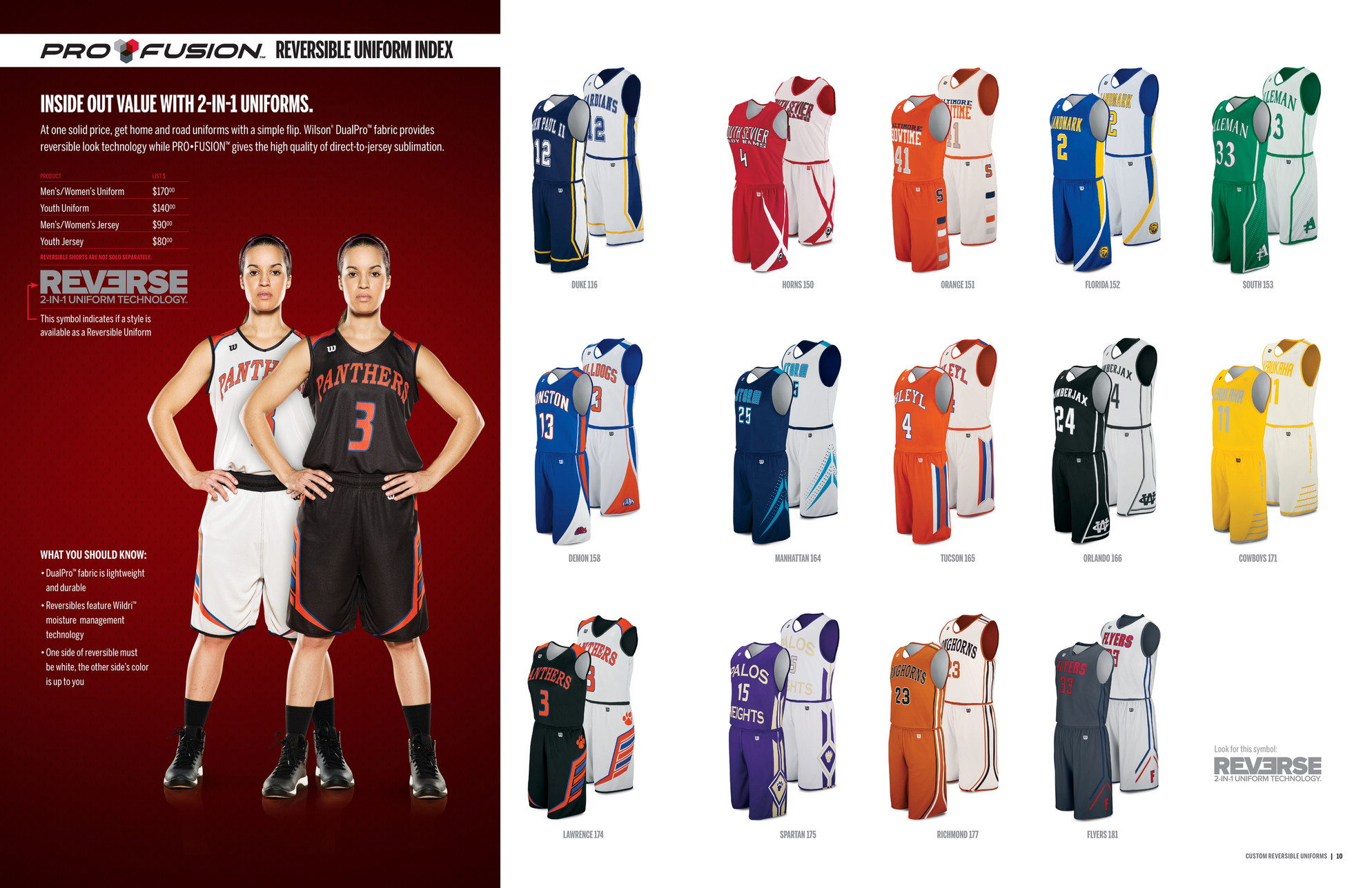 Custom All-Star Reversible Basketball Uniform - 158 Demon St / Women's