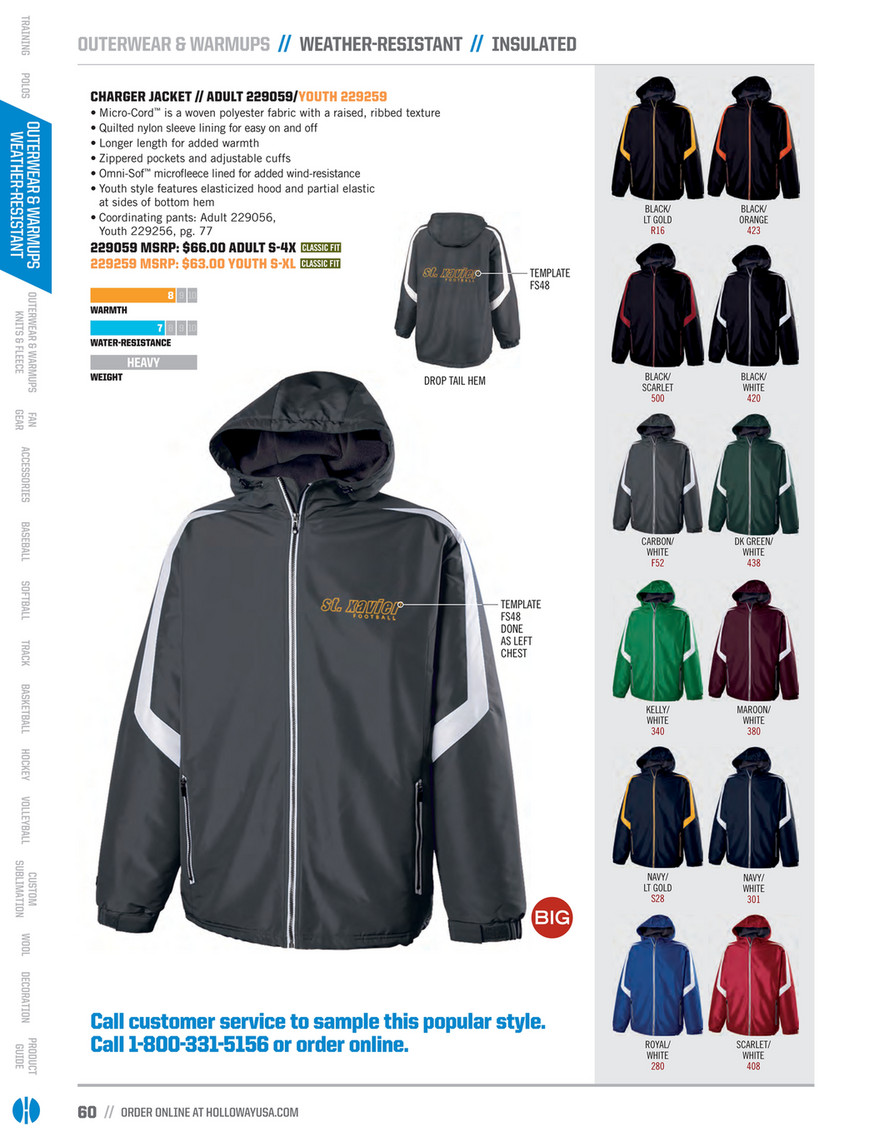 holloway charger jacket