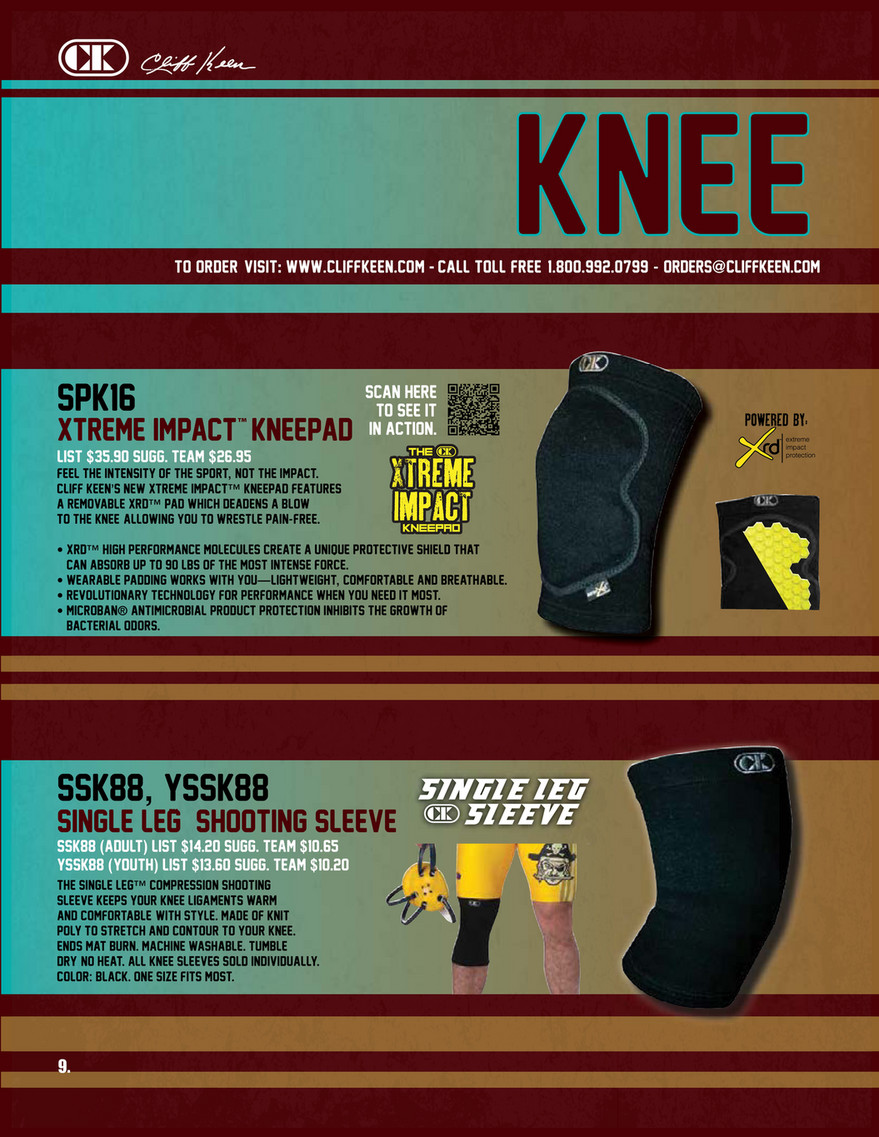 CK BK64 Impact Adult Knee Pad