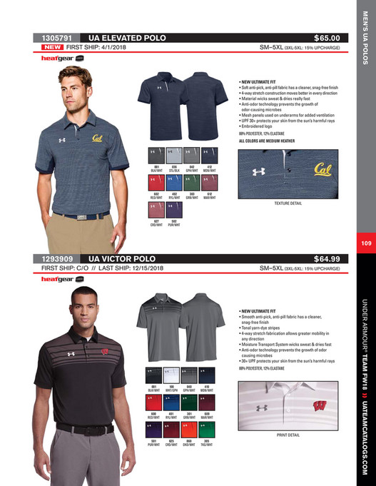 ua mens victor polo