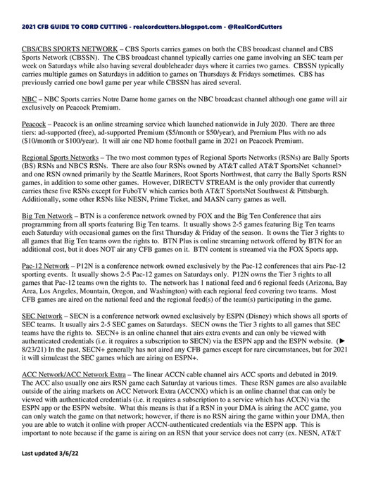 My publications - 2021 CFB Guide to Cord Cutting (current) - Page 1 ...