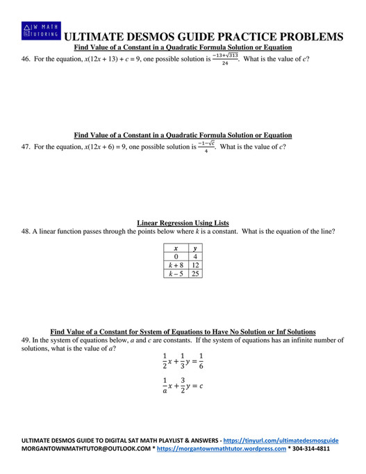 My publications - Ultimate Desmos Guide Practice Problems - Page 14 ...