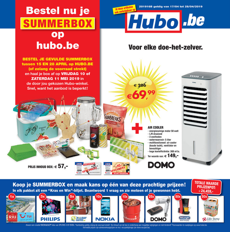 Hubo folder van 17/04/2019 tot 28/04/2019 - Weekpromoties 16