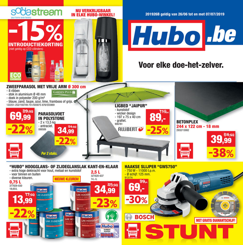Hubo folder van 26/06/2019 tot 07/07/2019 - Weekpromoties 26