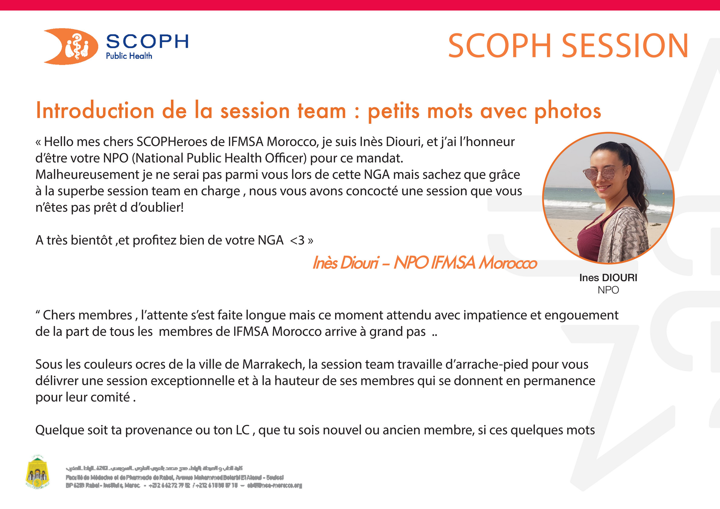 Ifmsa Morocco Sessions Booklet Nga Xiv Marrakech Page 1 Created With Publitas Com
