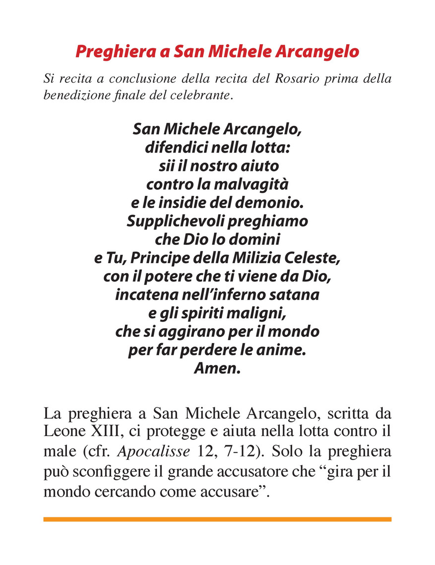 Preghiera A San Michele Arcangelo Leone Xiii Pdf