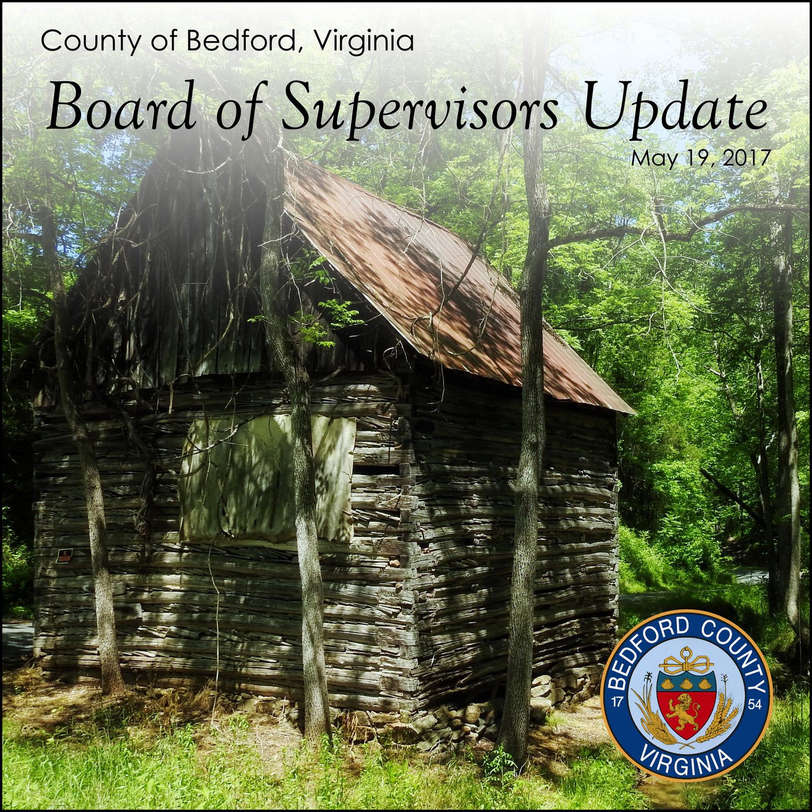 County of Bedford, Virginia - Board of Supervisors Update - May 19