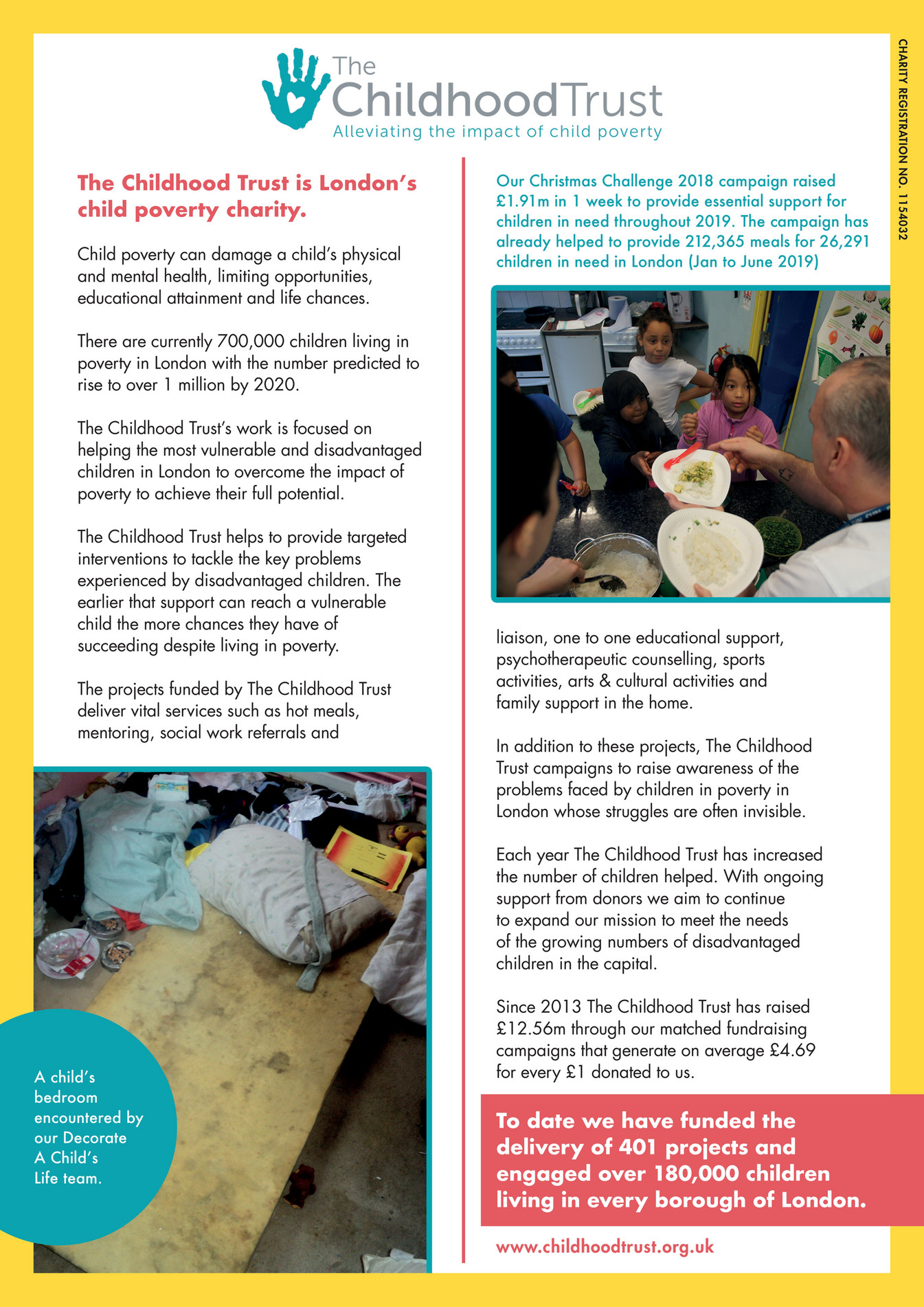 The Childhood Trust CHILDHOOD TRUST BRIEF OVERVIEW Page 2 Created with