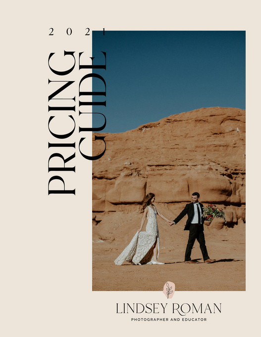 Lindsey Roman Photography 2019 Wedding + Elopement Pricing Guide
