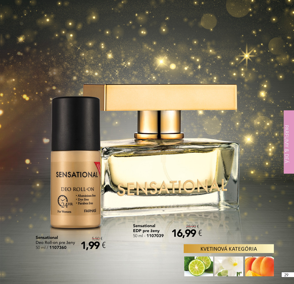 Farmasi Sensational Eau De Parfum, 50 Ml – Reisegröße Für Unterwegs