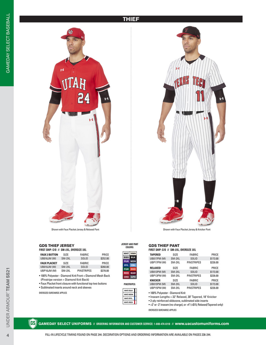 Under Armour Baseball Uniforms SS21 - Page 2-3